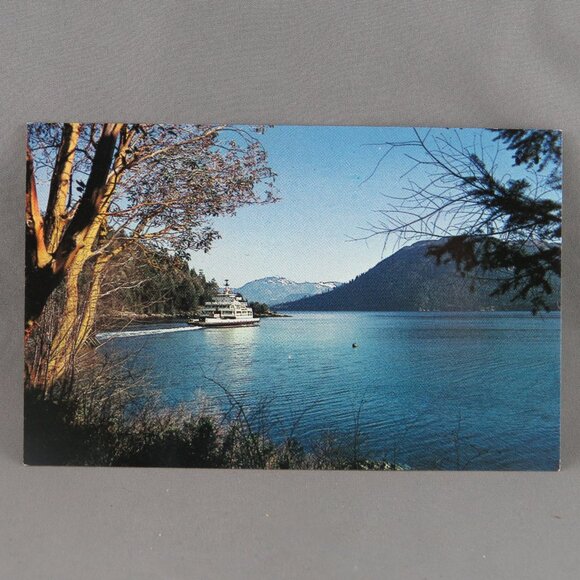 Vintage Postcard - Powell River Canada Saltery Bay - Traveltime - Picture 4 of 4